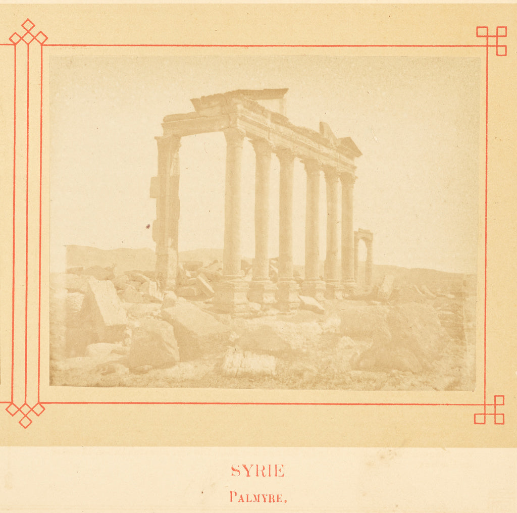 Félix Bonfils:Palmyre., Poster Print Wall Art