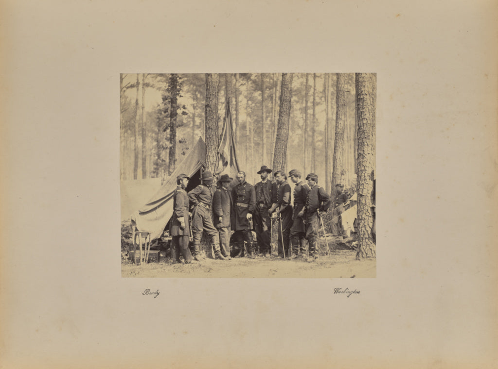 Mathew B. Brady:Potter and Staff, Poster Print Wall Art