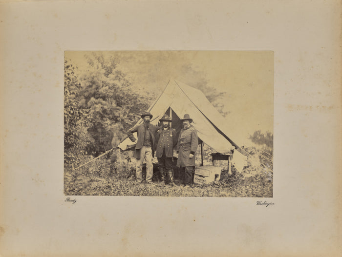 Mathew B. Brady:Martindale and Russell and Neil [sic],16x12