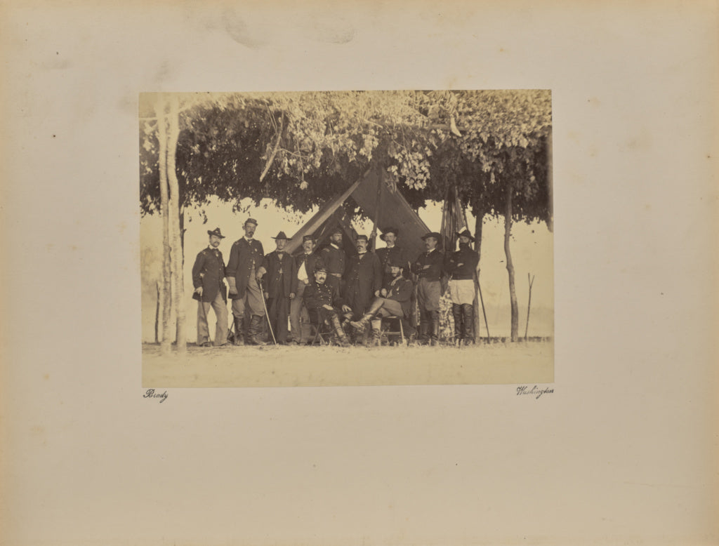 Mathew B. Brady:General Ledlie and Staff, Poster Print Wall Art