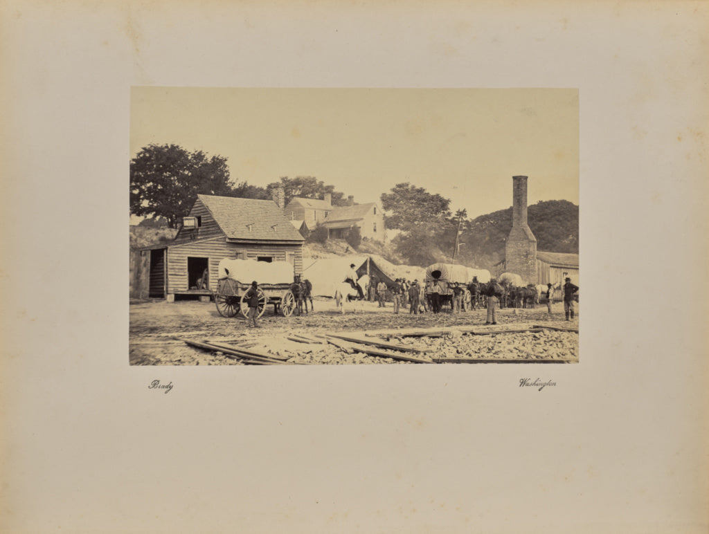 Mathew B. Brady:City Point, Poster Print Wall Art
