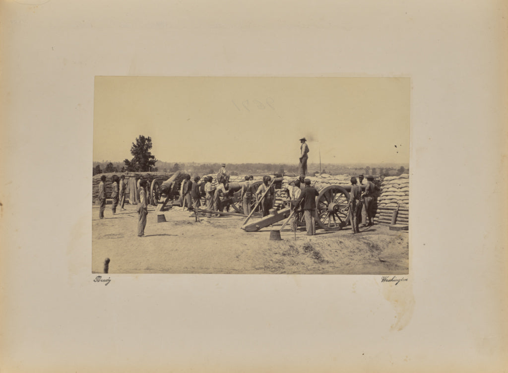 Mathew B. Brady:Captain [illeg.] Battery, Poster Print Wall Art