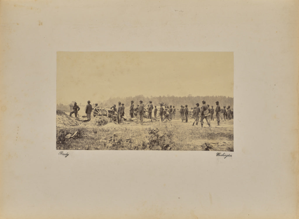 Mathew B. Brady:Captain Coopers [sic] Battery - 1 Pennsylvan, Poster Print Wall Art
