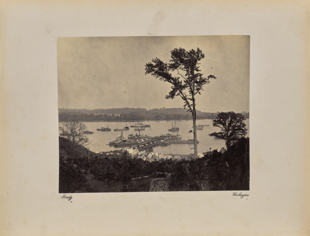 Mathew B. Brady:Belle Plain [illeg.] Landing, Poster Print Wall Art