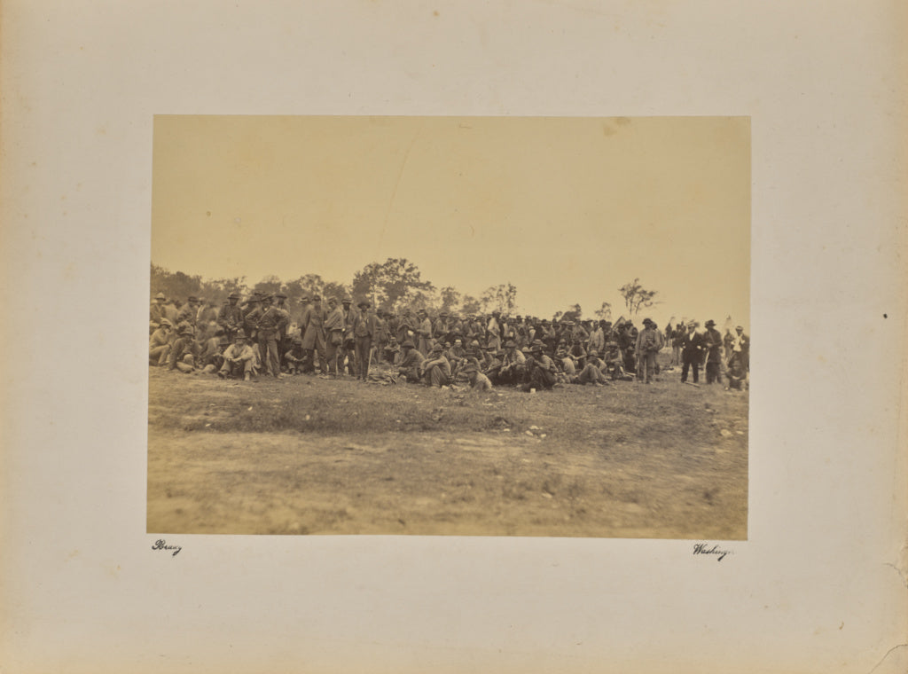Mathew B. Brady:Rebel Prisoners, Poster Print Wall Art