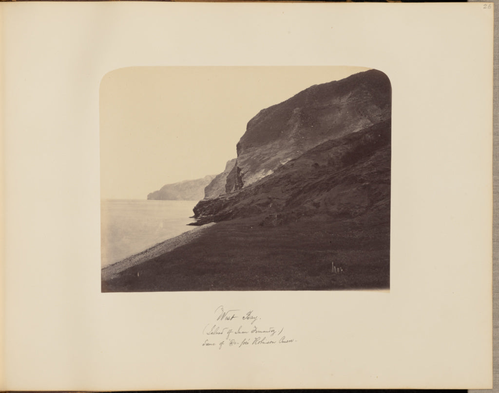 Helsby & Co.:West Bay (Island of Juan Fernandez). Scene of ", Poster Print Wall Art