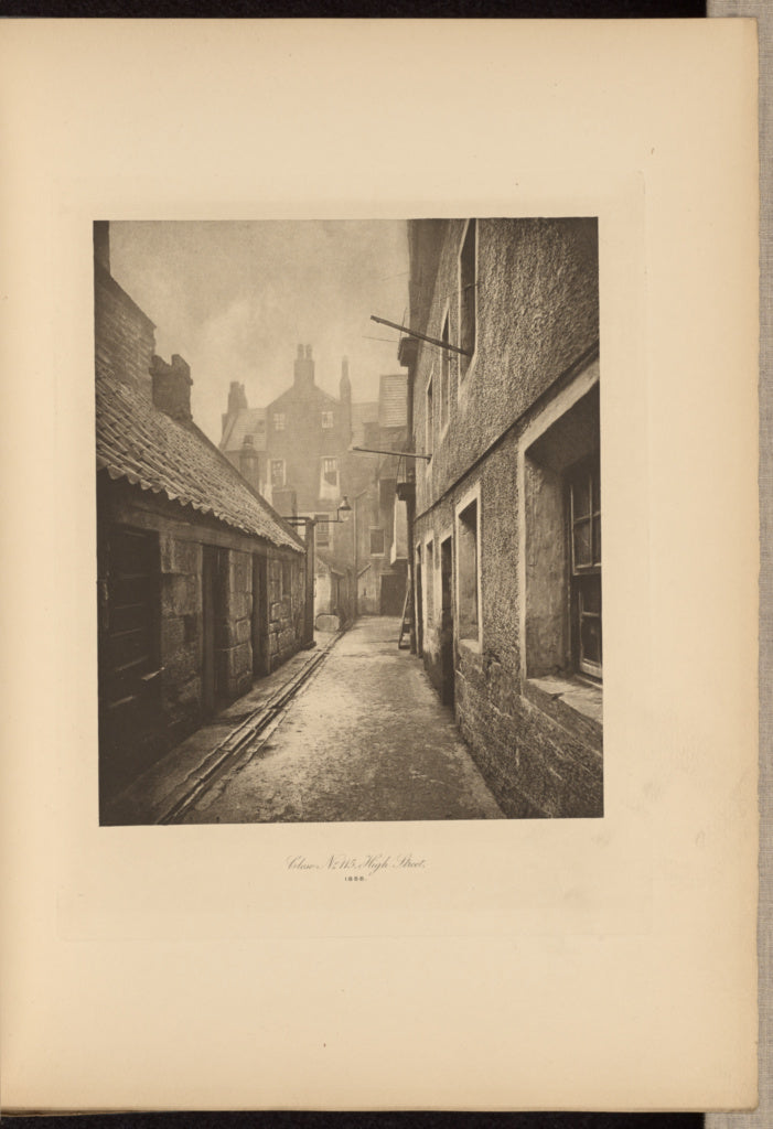 Thomas Annan:Close No. 115 High Street, Poster Print Wall Art