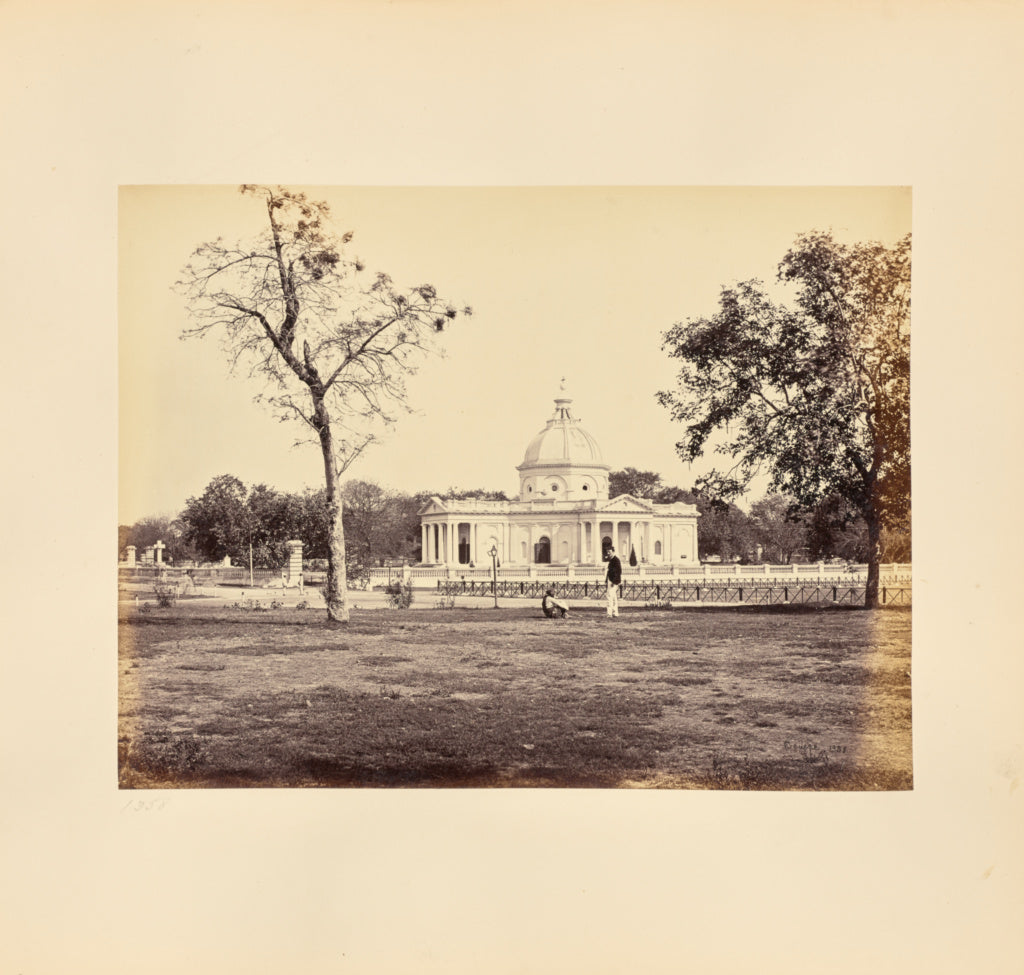 Samuel Bourne:Delhi; The Church, Poster Print Wall Art