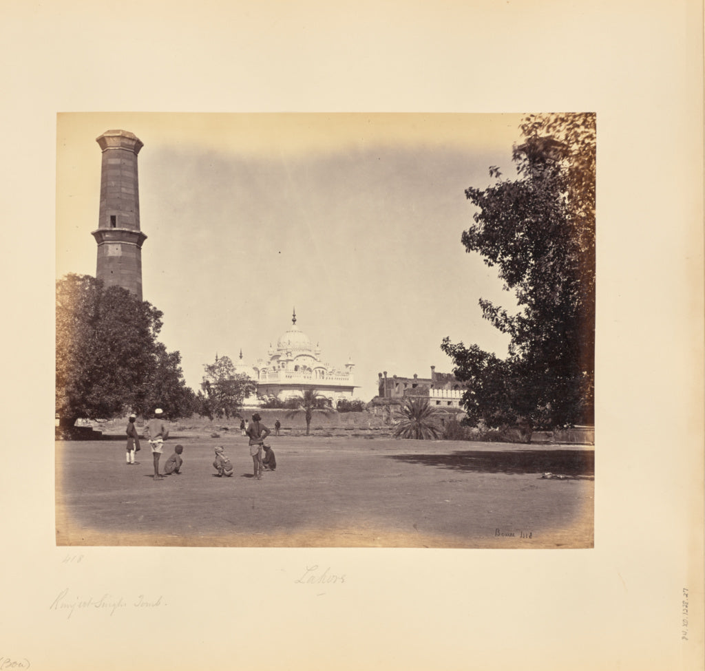 Samuel Bourne:Lahore; Runjeet Singh's Tomb, Poster Print Wall Art