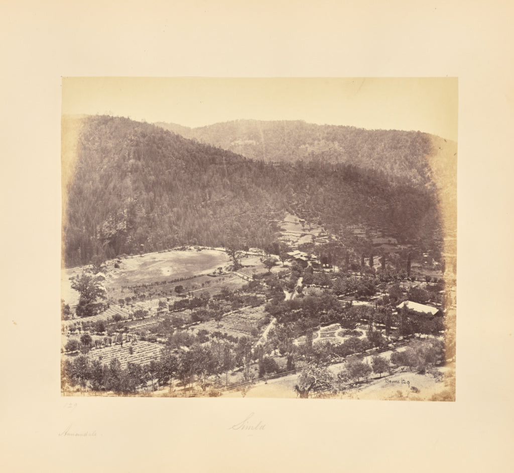 Samuel Bourne:Simla., Poster Print Wall Art