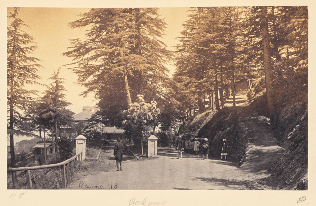 Samuel Bourne:Simla; "Oakover", Poster Print Wall Art