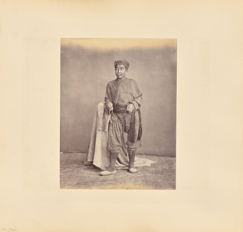 Shepherd & RobertsonPossibly:[Portrait of a Himalayan man], Poster Print Wall Art