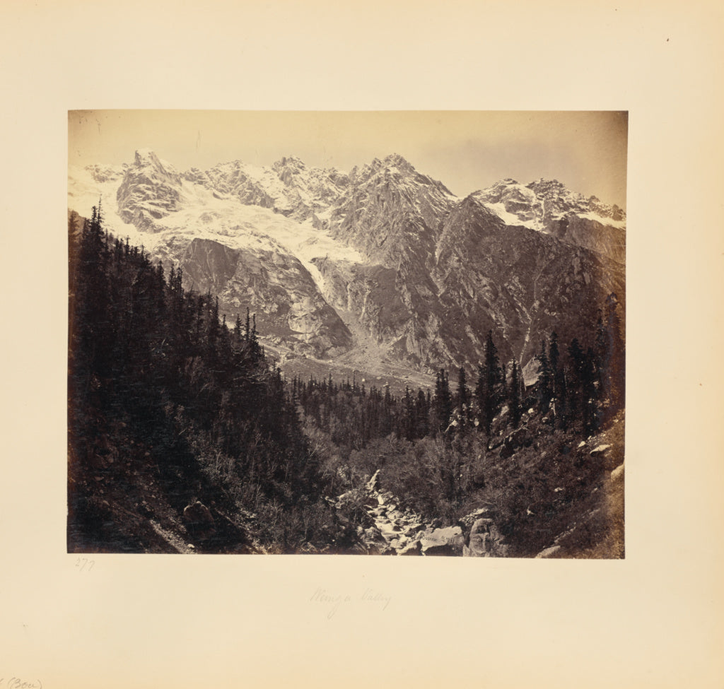 Samuel Bourne:The Wanga Valley, Poster Print Wall Art