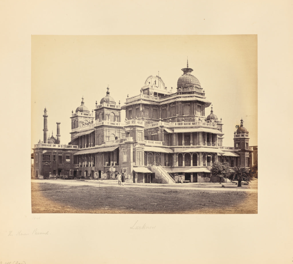 Samuel Bourne:Lucknow; The Kaiser Pasund from the South West, Poster Print Wall Art