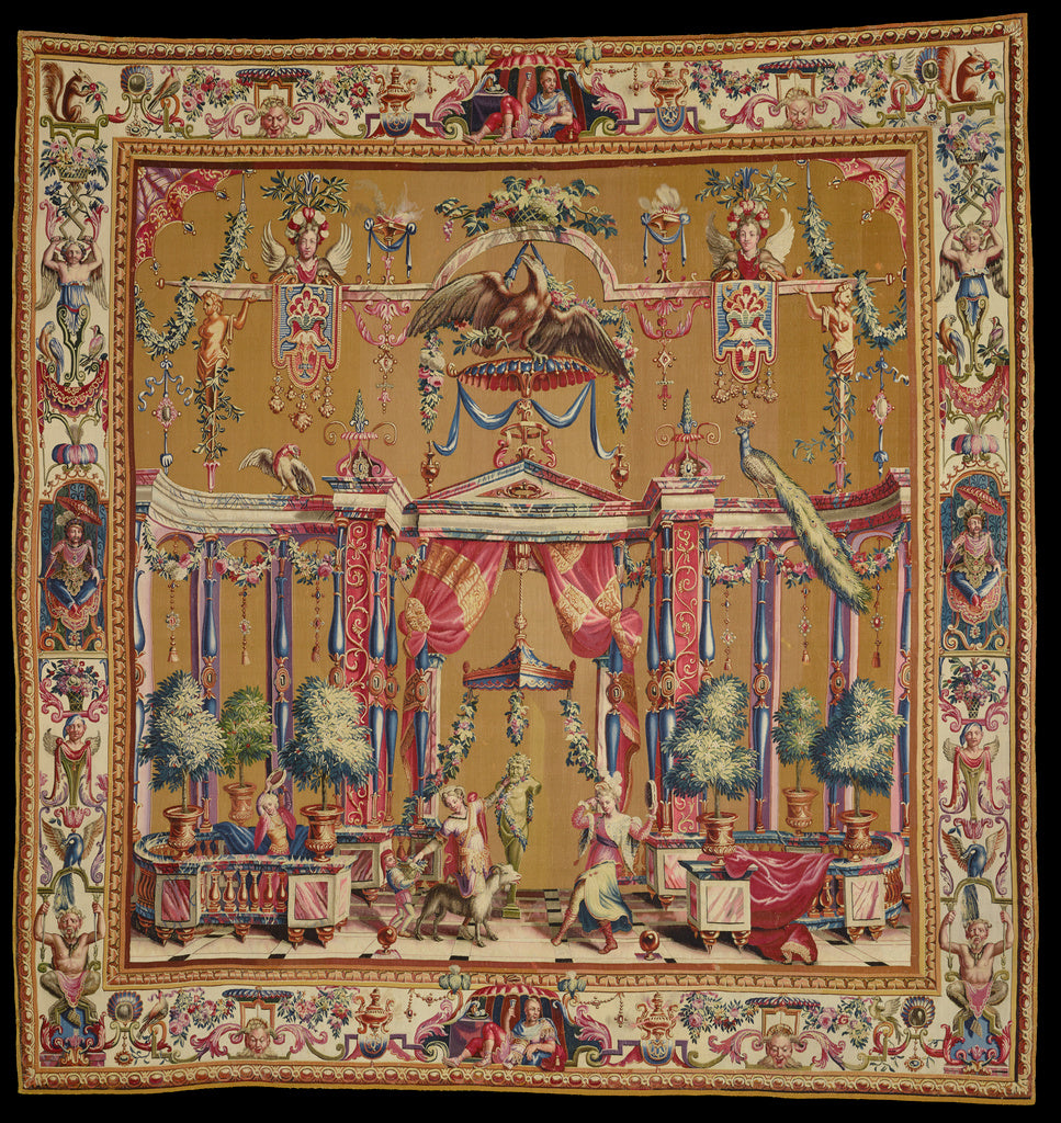 Beauvais Manufactory:The Offering to Pan, Poster Print Wall Art