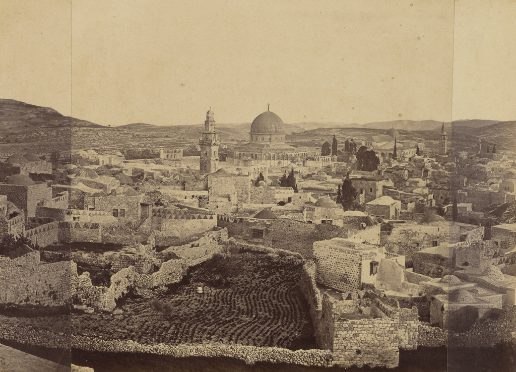 Othon Von Ostheim:[Panorama of Jerusalem], Poster Print Wall Art