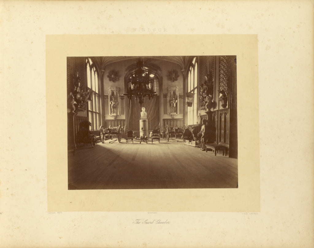 André Adolphe-Eugène Disdéri:The Guard Chamber, Poster Print Wall Art