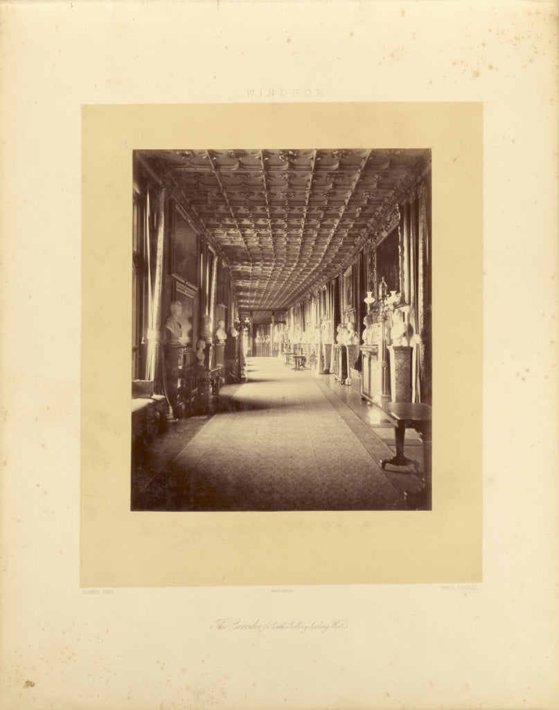 André Adolphe-Eugène Disdéri:The Corridor (South Gallery Loo, Poster Print Wall Art