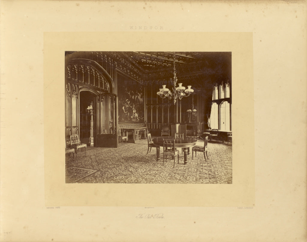 André Adolphe-Eugène Disdéri:The Oak Room, Poster Print Wall Art