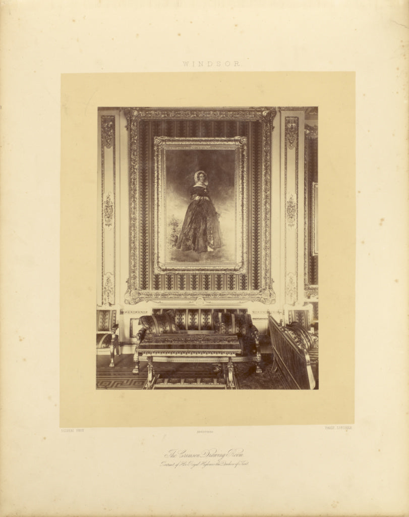 André Adolphe-Eugène Disdéri:The Crimson Drawing Room. Portr, Poster Print Wall Art