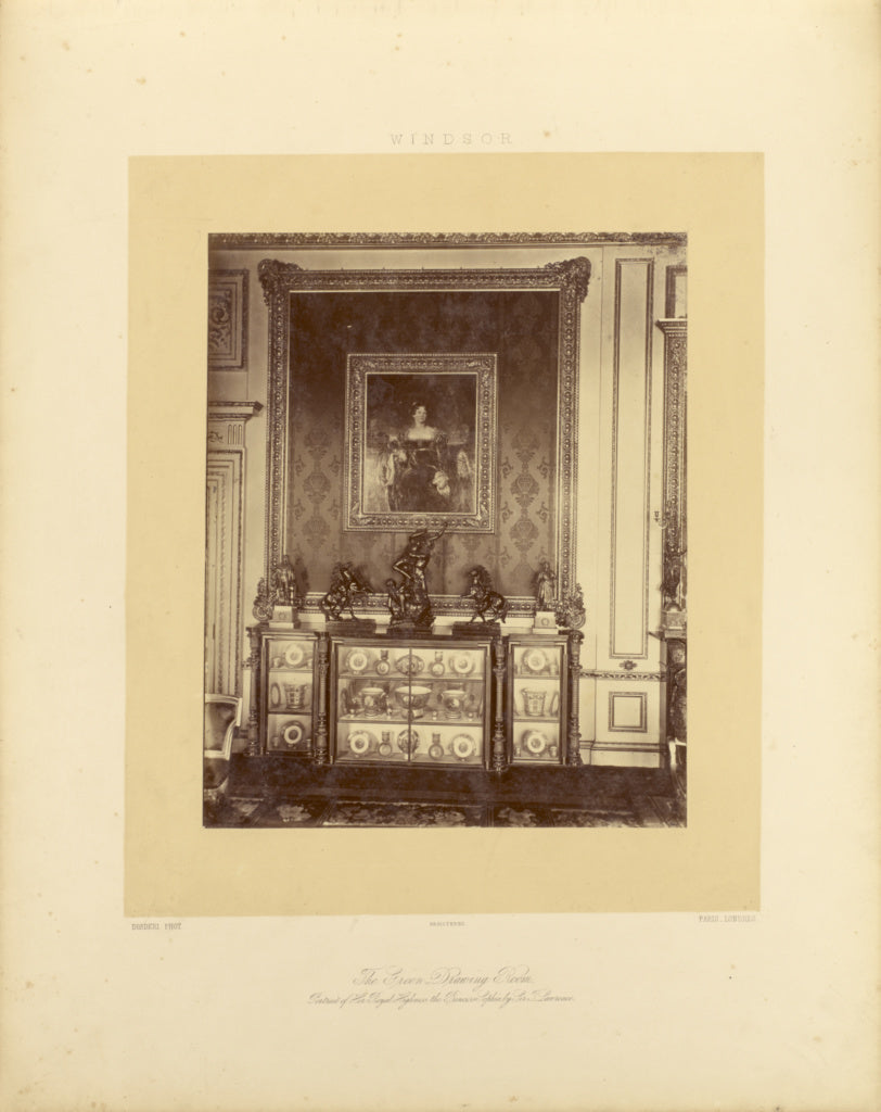 André Adolphe-Eugène Disdéri:The Green Drawing Room. Portrai, Poster Print Wall Art