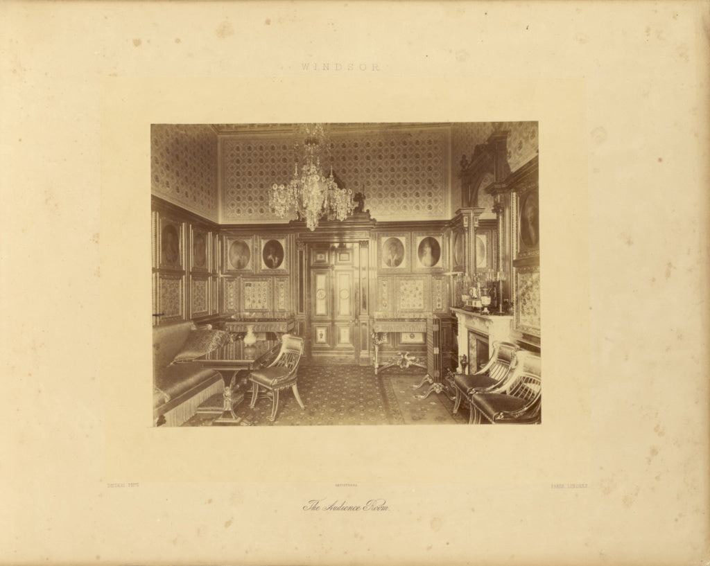 André Adolphe-Eugène Disdéri:The Audience Room, Poster Print Wall Art