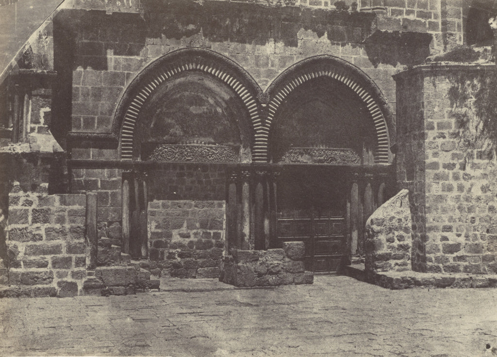 Maxime Du Camp:Palestine. Jérusalem. Arcades inférieures d, Poster Print Wall Art