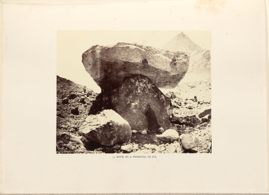 Philip Henry Egerton:Rock on a Pedestal of Ice, Poster Print Wall Art
