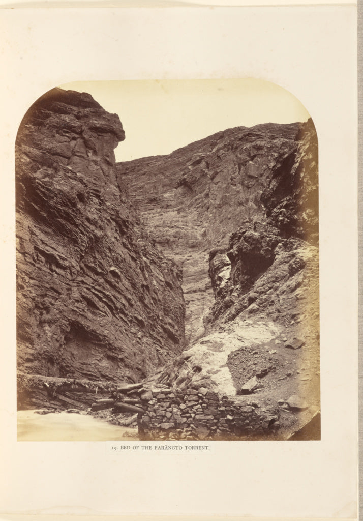 Philip Henry Egerton:Bed of the Parãngto Torrent, Poster Print Wall Art