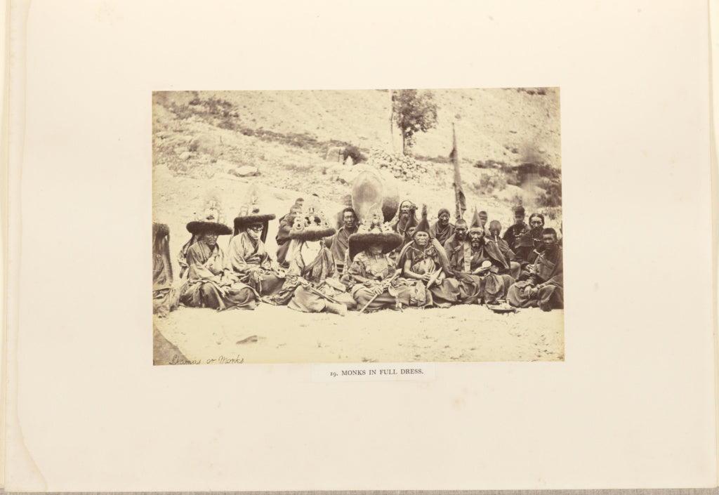 Philip Henry Egerton:Monks in Full Dress, Poster Print Wall Art