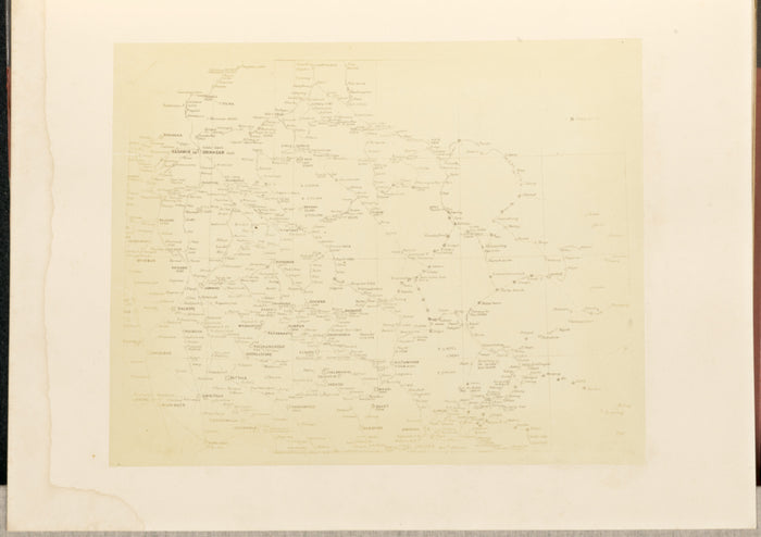 Philip Henry Egerton:[Map of North India],16x12