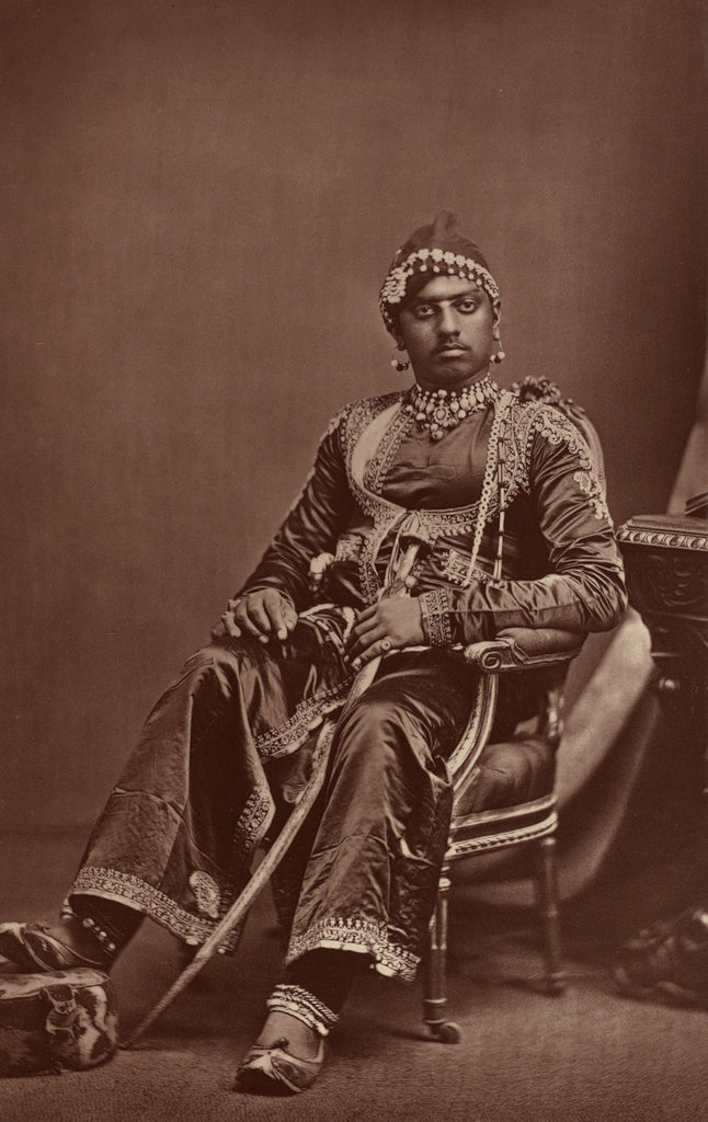 Bourne & Shepherd:H.H. The Maharana of Udaipur, Poster Print Wall Art