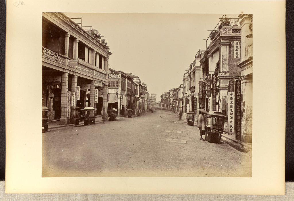 Lai, Afong:[Queen's Road looking west, Hong Kong], Poster Print Wall Art