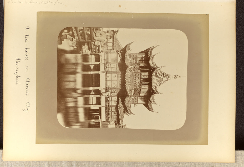 William SaundersAttributed to:A tea-house in Chinese City, S, Poster Print Wall Art