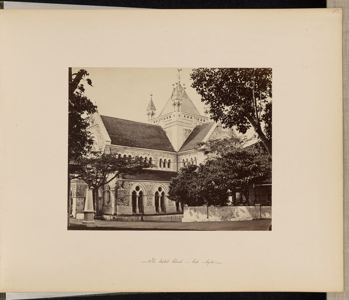 Unknown:The English Church. Galle. Ceylon,16x12