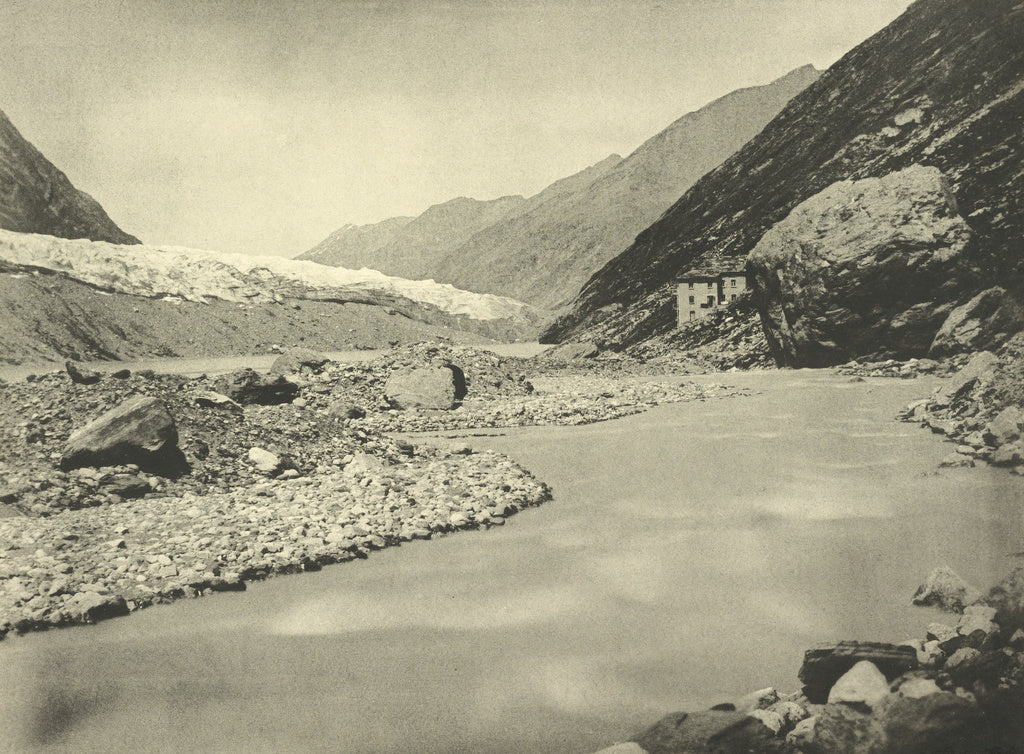 Aimé Civiale:Le Torrent du Monte Moro et La Vallée de Matt, Poster Print Wall Art