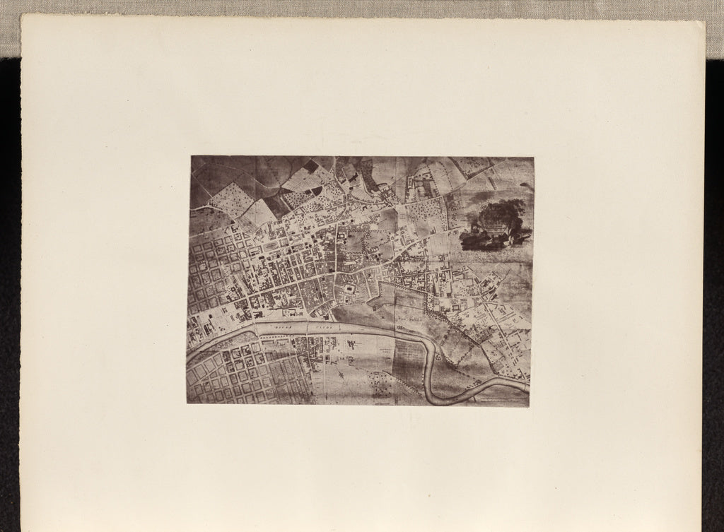 Thomas Annan:Map of Glasgow in 1807, Poster Print Wall Art