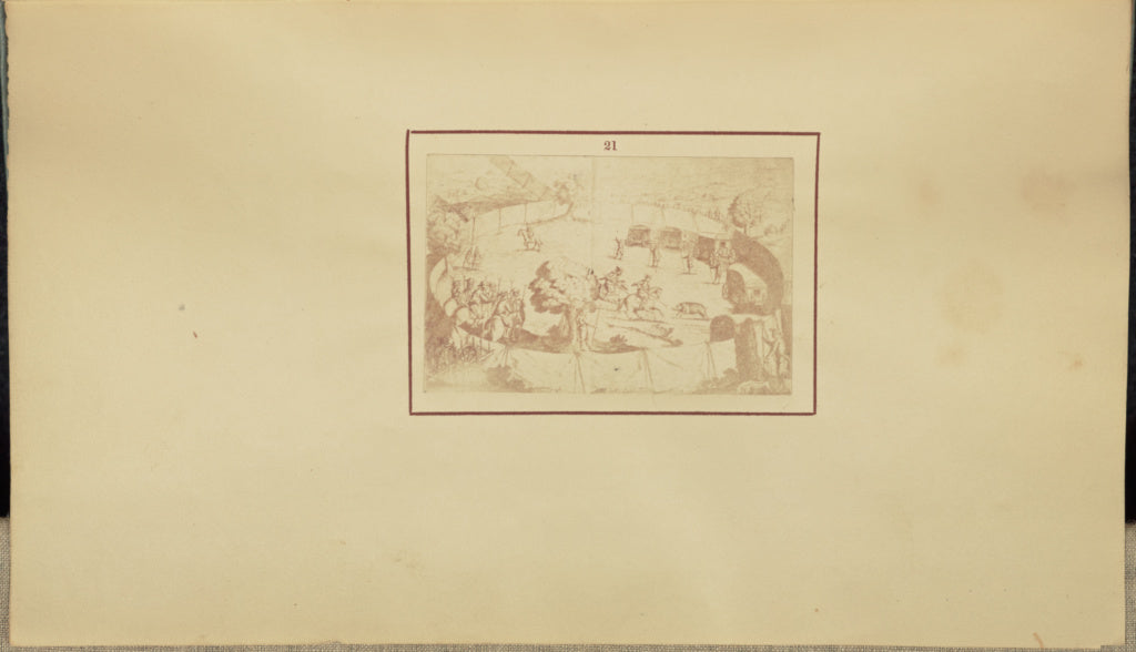 Nikolaas Henneman:Wild Boars in an Enclosure, Poster Print Wall Art