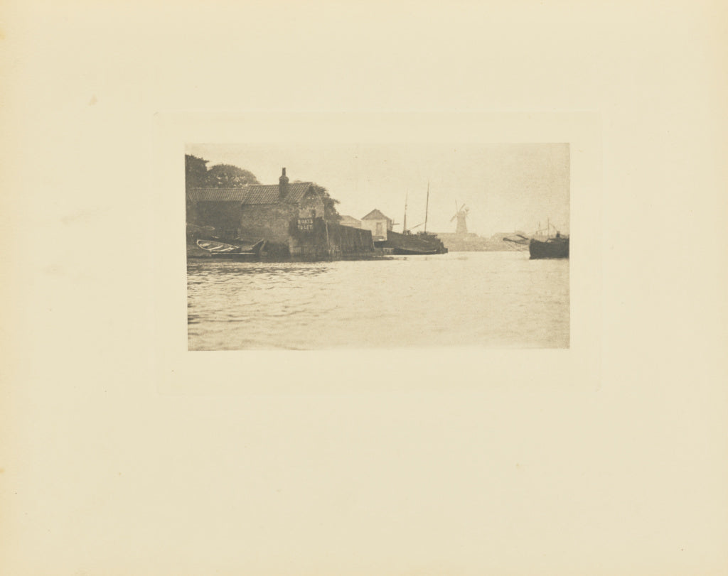 Peter Henry Emerson:Bound for the North River, Poster Print Wall Art