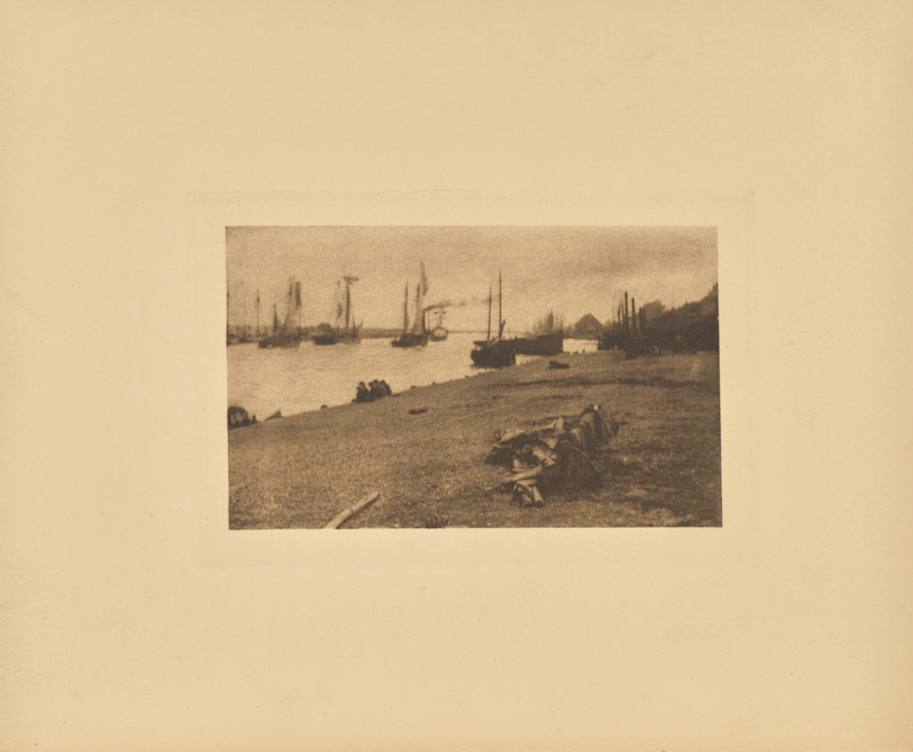 Peter Henry Emerson:Bound for the North Sea, Poster Print Wall Art