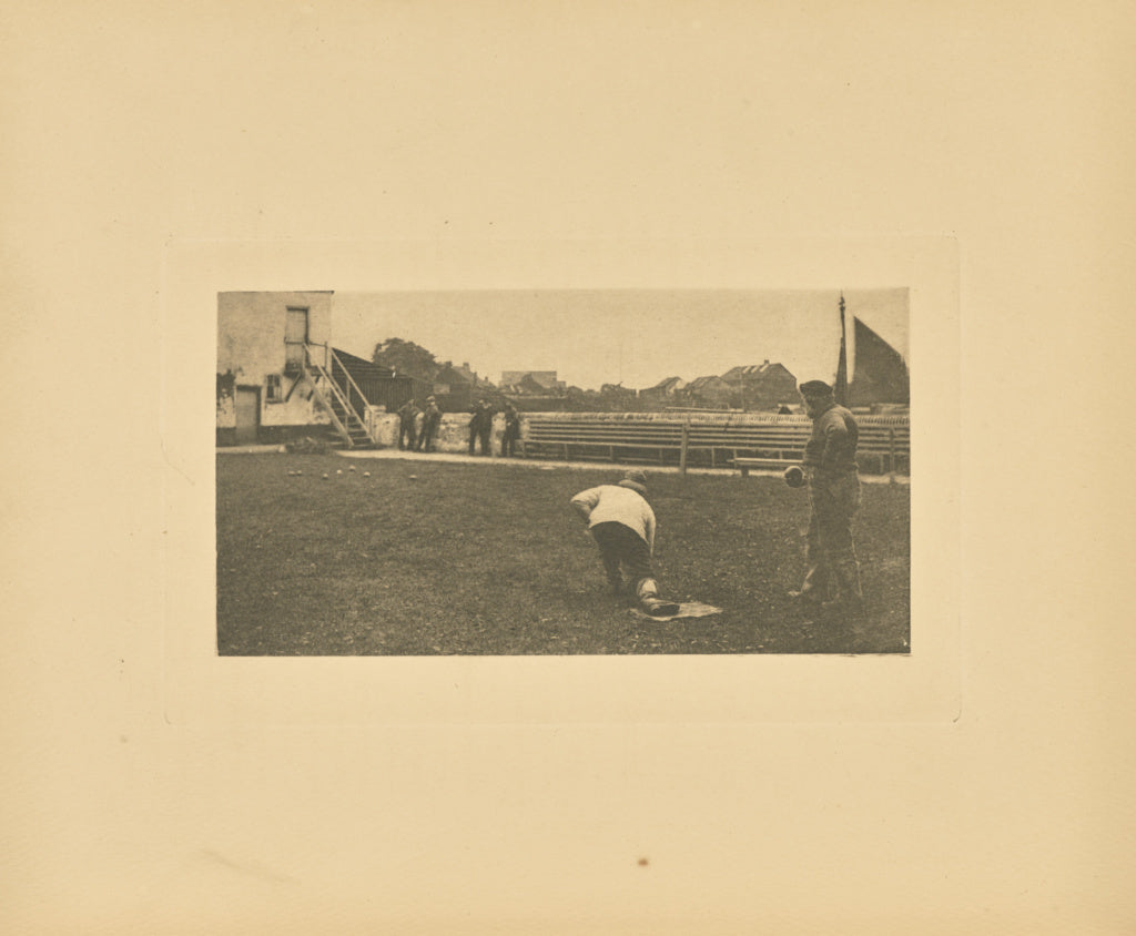 Peter Henry Emerson:The Bowling Green, Poster Print Wall Art