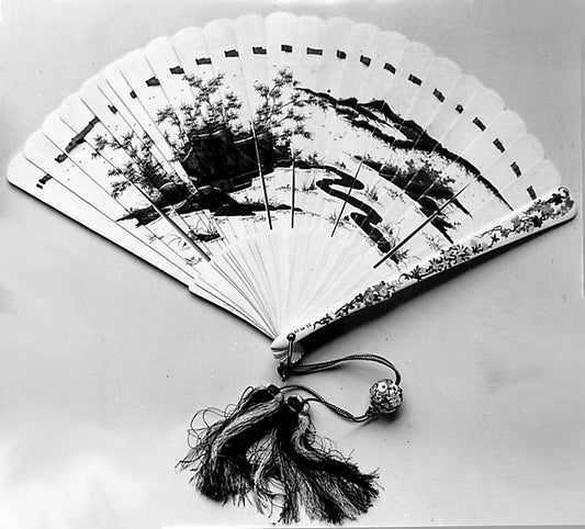 Fan and box 19th cent,16x12"(A3) Poster