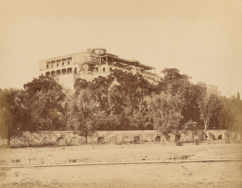 Abel Briquet:Vistas Mexicanas. Mexico, Castillo de Chapultep, Poster Print Wall Art