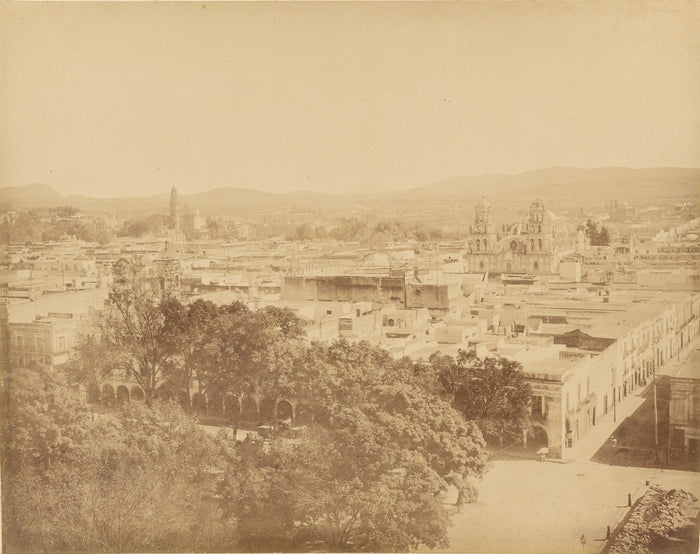 Abel Briquet:Mexico. Puebla, Panoramic View,16x12
