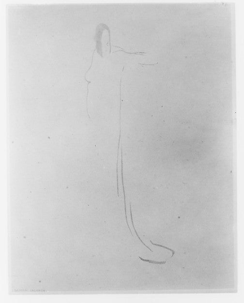 Gaston Lachaise 1882–1935):Standing Woman c1908-16x12"(A3) Poster