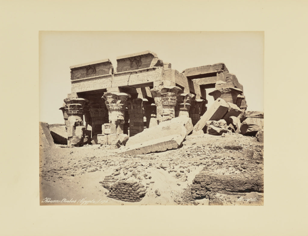 Félix Bonfils:Koum-Ombos (egypte), Poster Print Wall Art