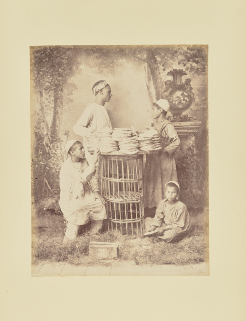 Hippolyte Arnoux:[Bread Sellers],16x12"(A3)Poster