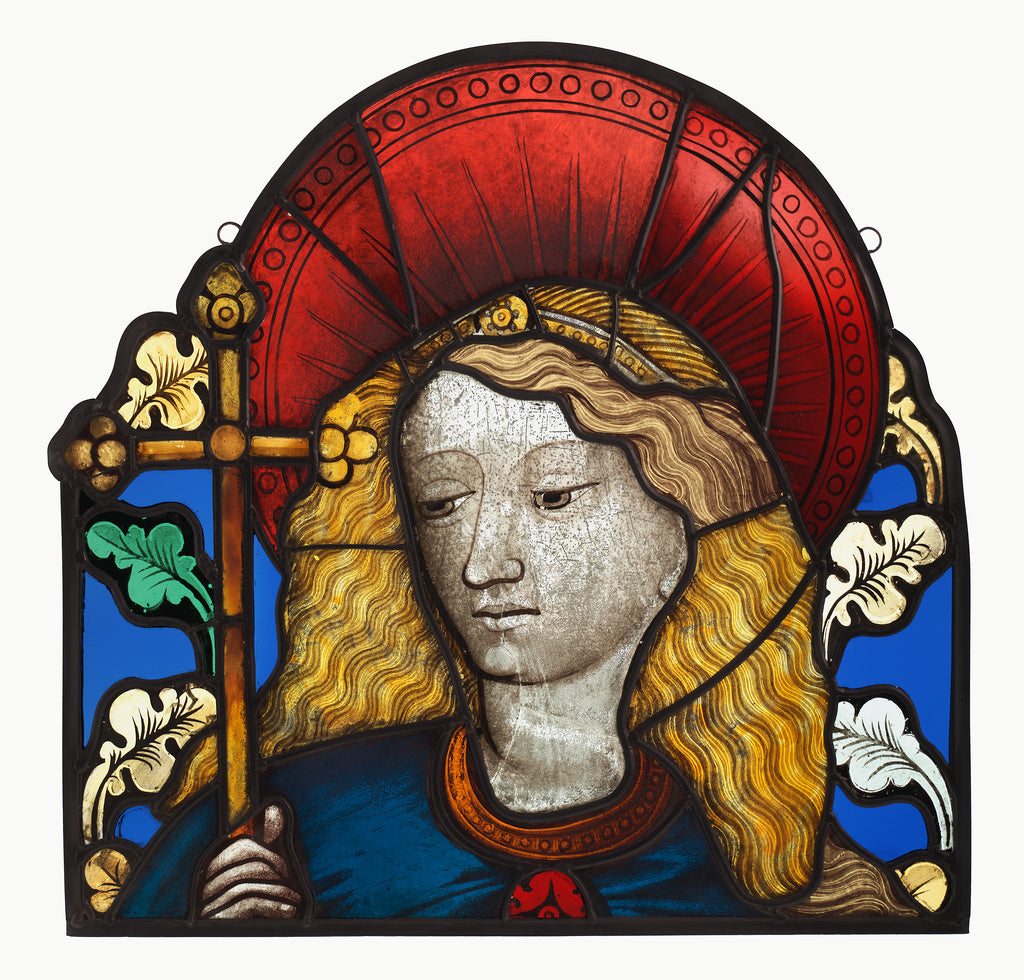 Unknown maker, French:Head of an Angel or Saint, Poster Print Wall Art