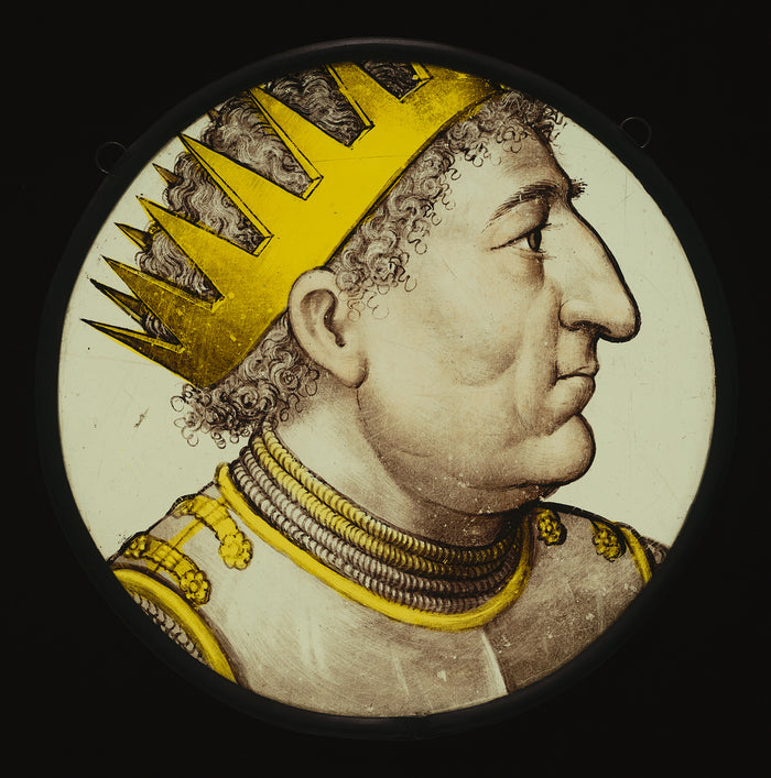 Unknown maker, Netherlandish:An Emperor or a King,16x12