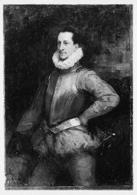 Ferdinand Humbert:William H. Riggs in Sixteenth-Century Half-16x12"(A3) Poster